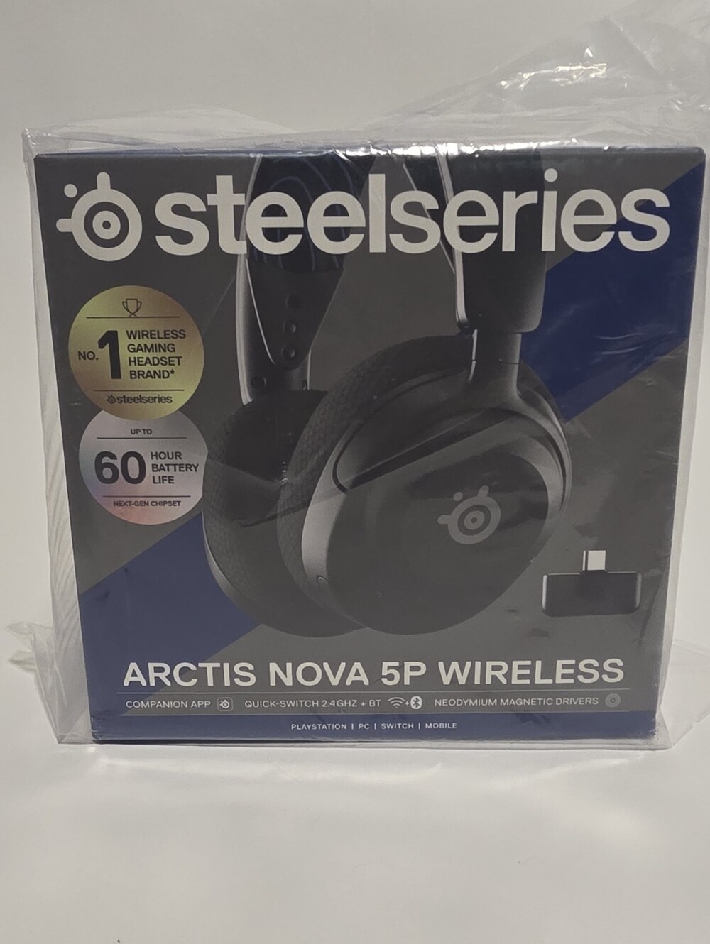 SteelSeries Arctis Nova 5P Wireless Gaming Headset - Black - Picture 6 of 6